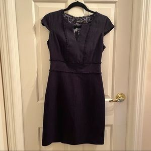 Ellen Tracy Navy Blue Dress